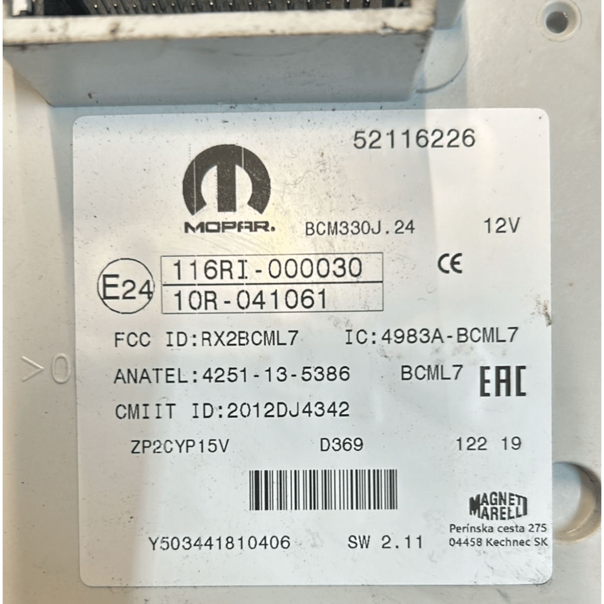 Scatola Fusibili Fiat 500L 1.4 Benzina (2012 > 2022) cod:4251 - 13 - 5386 - F&P CRASH SRLS - Ricambi Usati