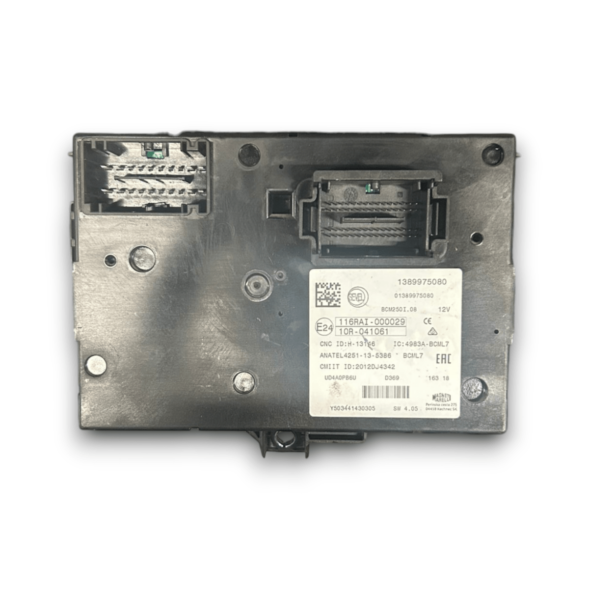Scatola fusibili fiat ducato 2.3 diesel cod:1389975080 (2014 >) - F&P CRASH SRLS - Ricambi Usati