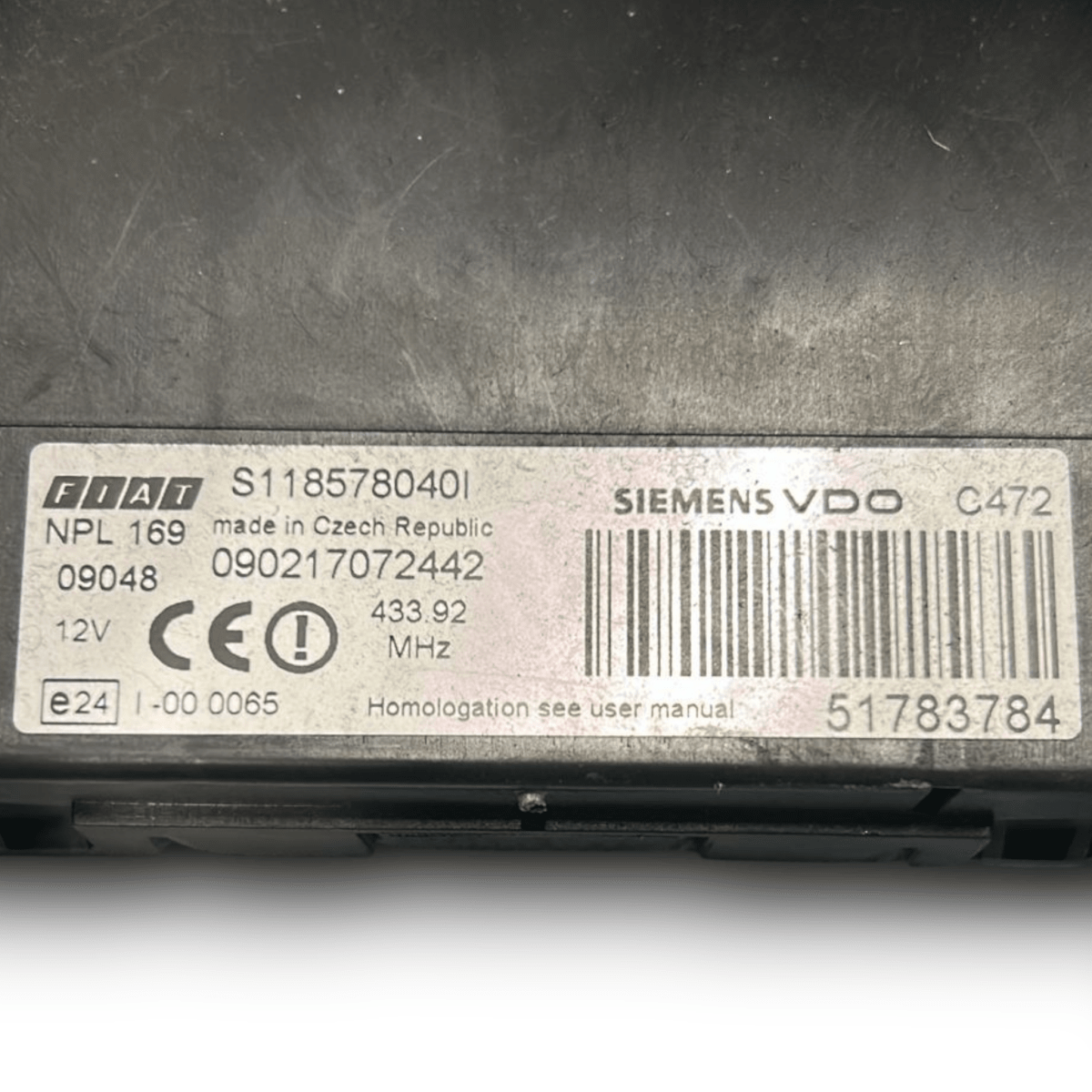 Scatola fusibili fiat panda 169 1.2 benzina cod:51783784 (2003 > 2012) - F&P CRASH SRL - Ricambi Usati