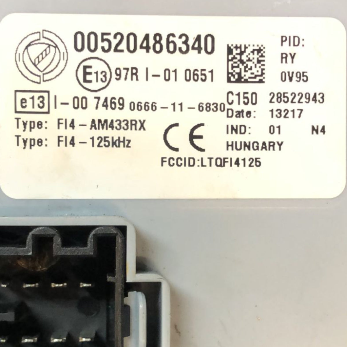 Scatola Fusibili Fiat Panda 319 1.2 Benzina (2012 >) cod:00520486340 - F&P CRASH SRLS - Ricambi Usati