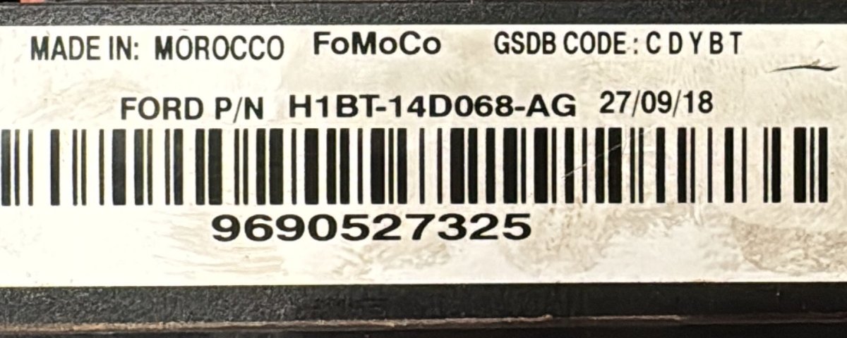 Scatola fusibili Ford Fiesta VII cod.H1BT14D068AG (2017 - 2023) - F&P CRASH SRL - Ricambi Usati