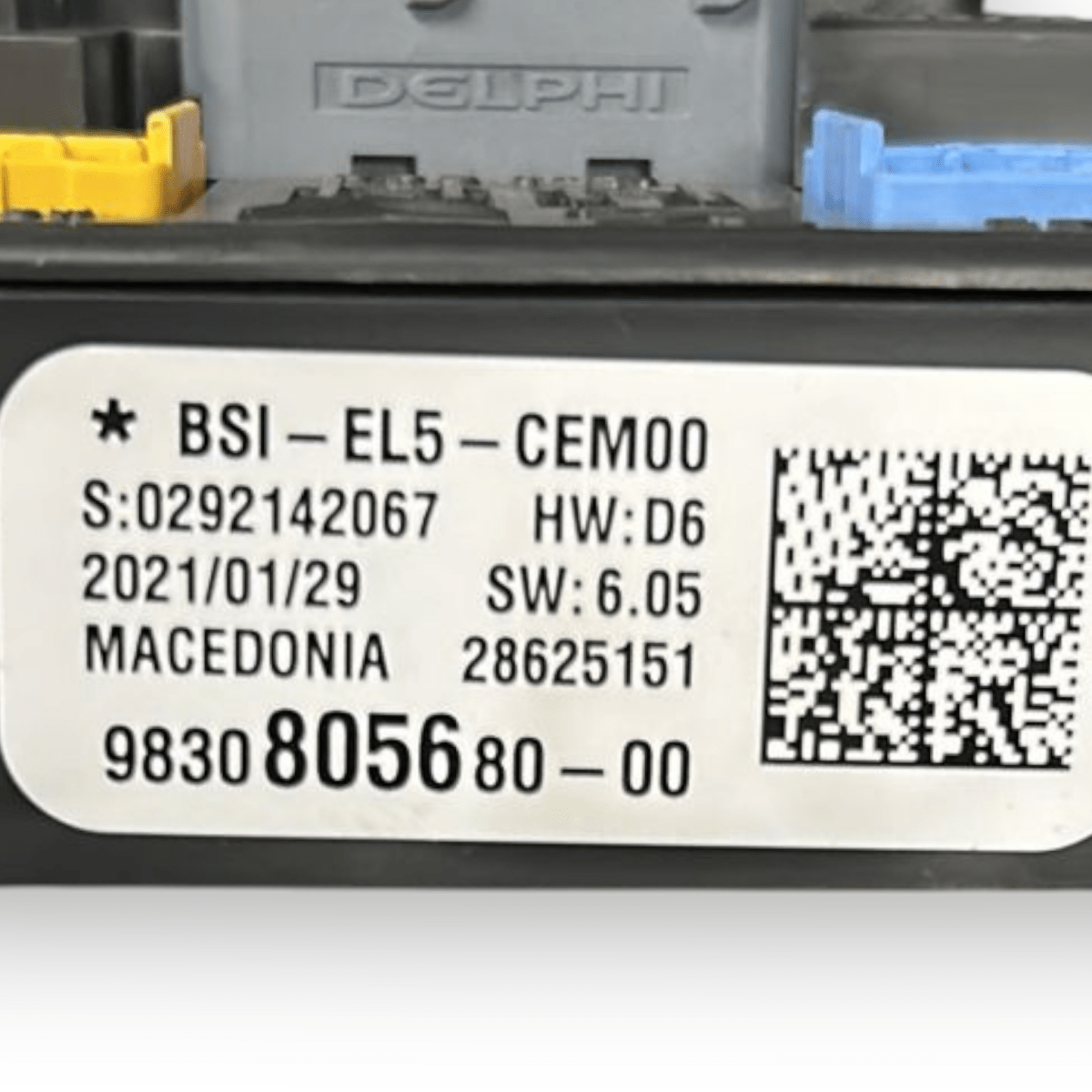 Scatola fusibili peugeot 3008 1.5 diesel cod:9830805680 (2016 > 2023) - F&P CRASH SRL - Ricambi Usati