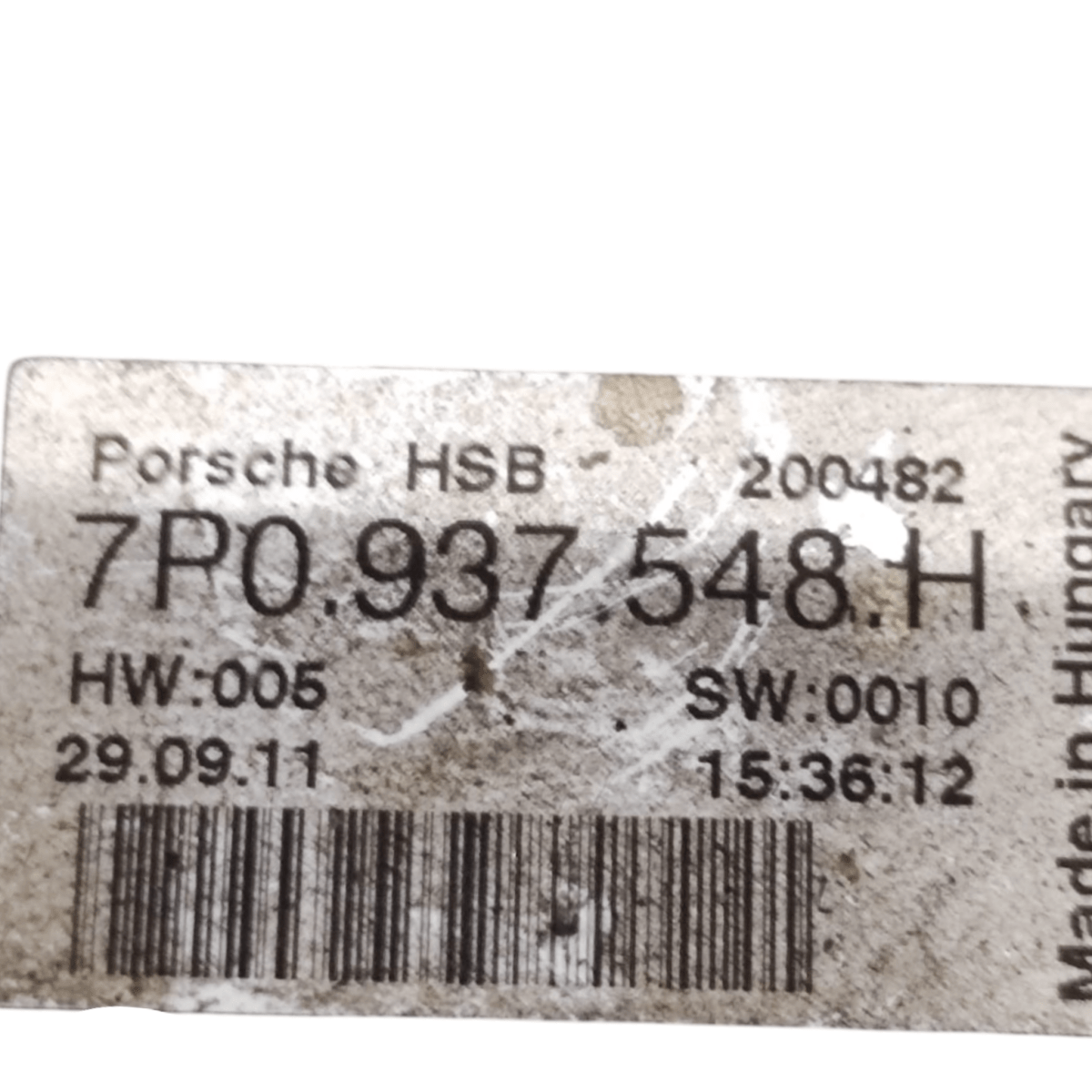 Scatola fusibili porsche cayenne 92a 3.0 diesel cod: 7p0937548h (2010 - 2017) - F&P CRASH SRLS - Ricambi Usati