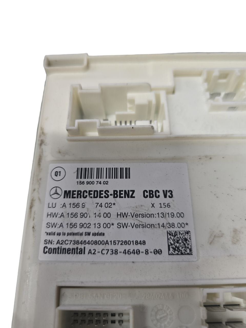 SCATOLA PORTA FUSIBILI MERCEDES - BENZ CLASSE B W246 1.5 DIESEL Cod : A1569007402 (2011 - 2018) - F&P CRASH SRLS - Ricambi Usati
