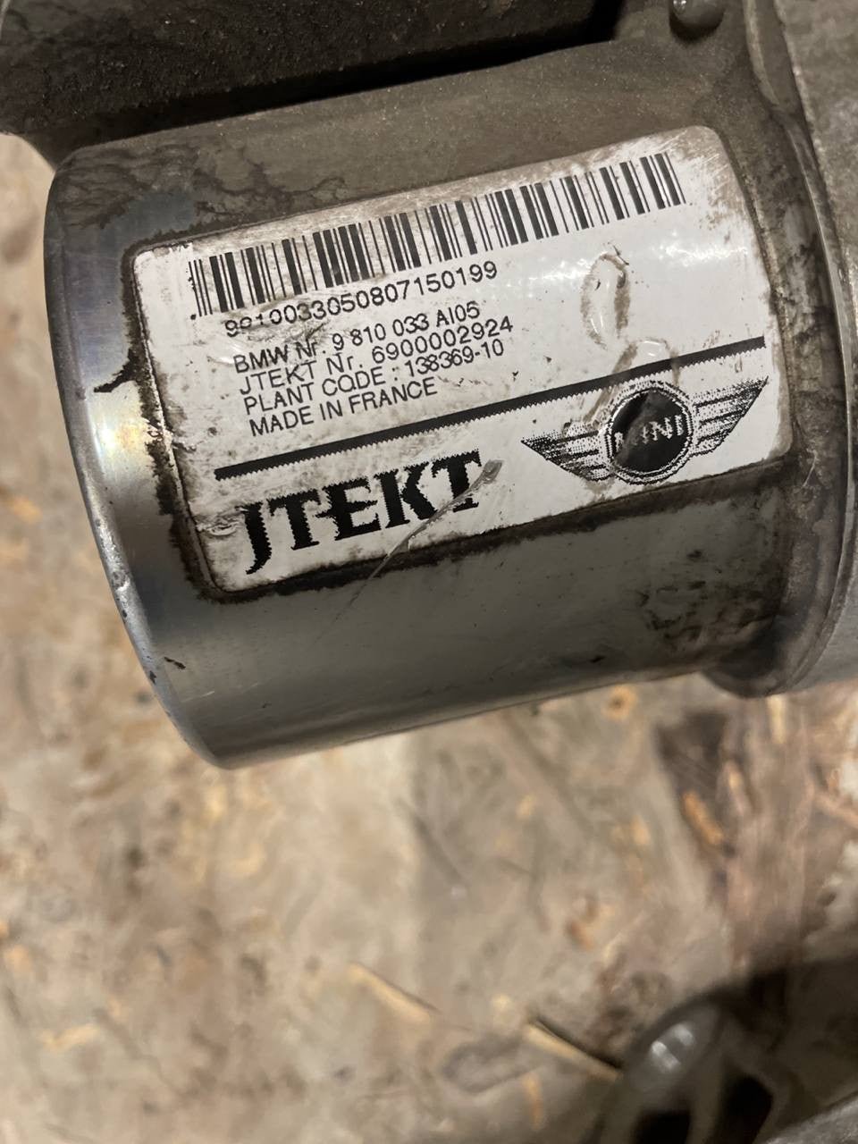Mini steering box (r55 - r56 - r57 - r58 - r59 - r60) 138369 10 6783546 - F&P CRASH SRLS - Used Parts