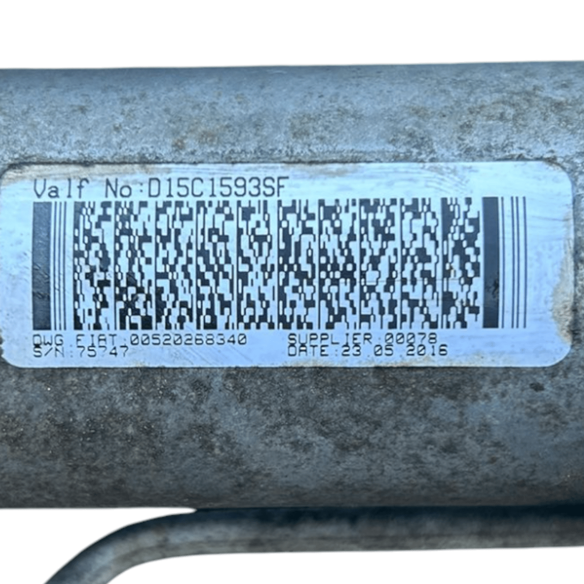 Scatola sterzo / scatola guida fiat fiorino 1.3 diesel cod:00520268340 (2007 >) - F&P CRASH SRLS - Ricambi Usati