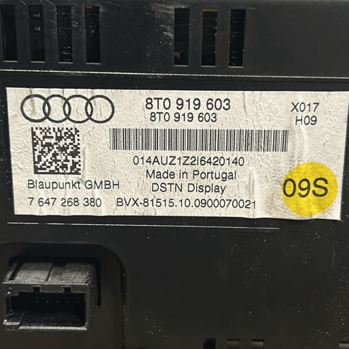 Schermo / display audi a4 b8 cod:8t0919603 (2007 > 2016) - F&P CRASH SRL - Ricambi Usati