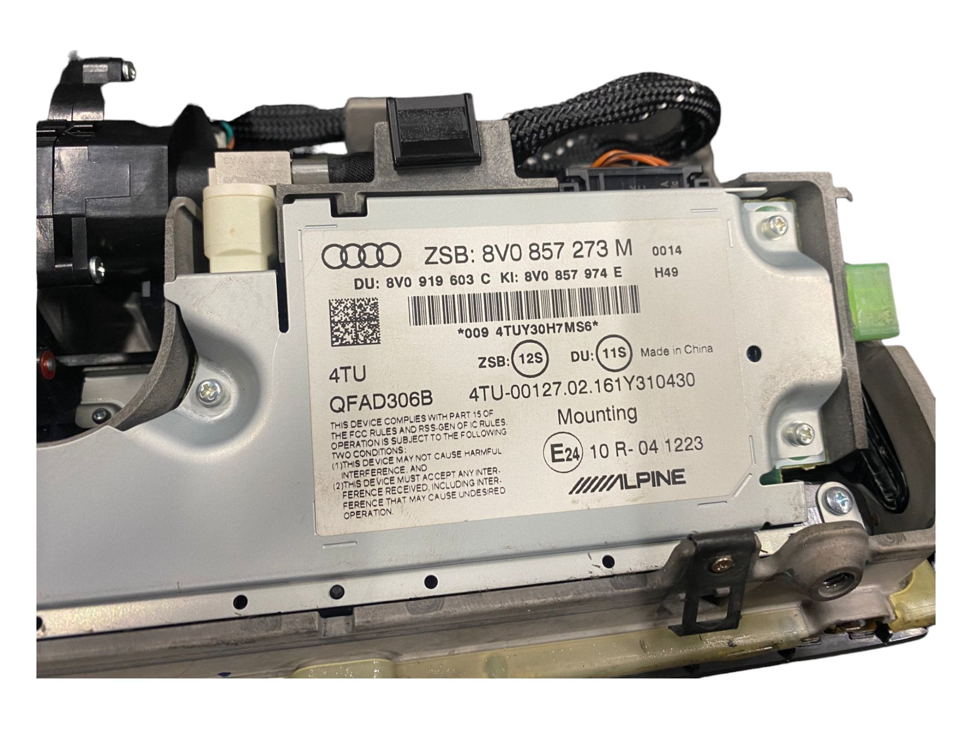 Schermo / display autoradio Audi a3 (8v - 2016) cod:8v0857273m - F&P CRASH SRLS - Ricambi Usati