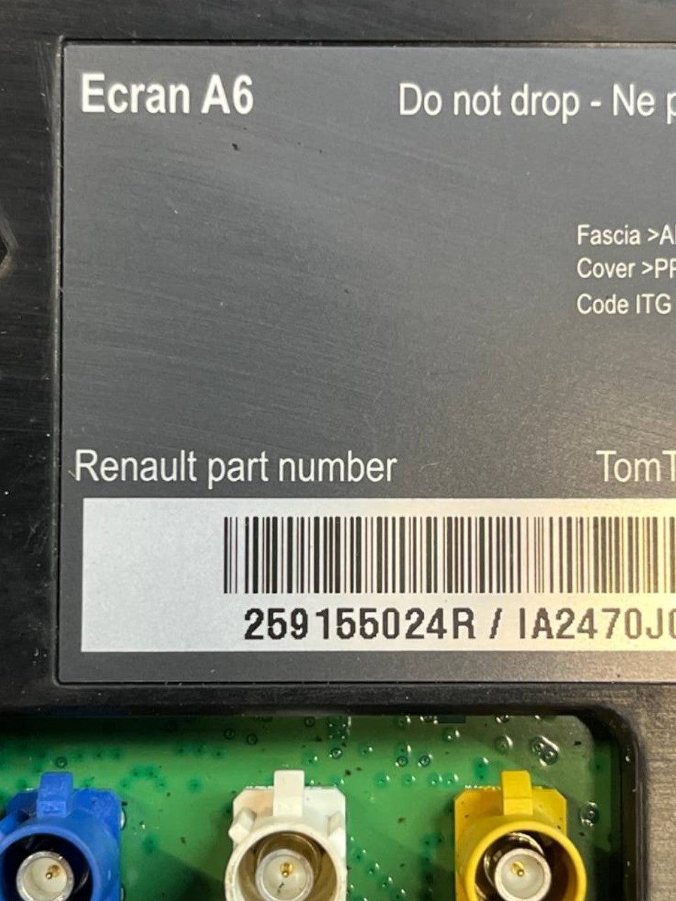 Schermo / display / autoradio / navigatore Renault Master III (2010 - 2024) cod.259155024R - F&P CRASH SRLS - Ricambi Usati