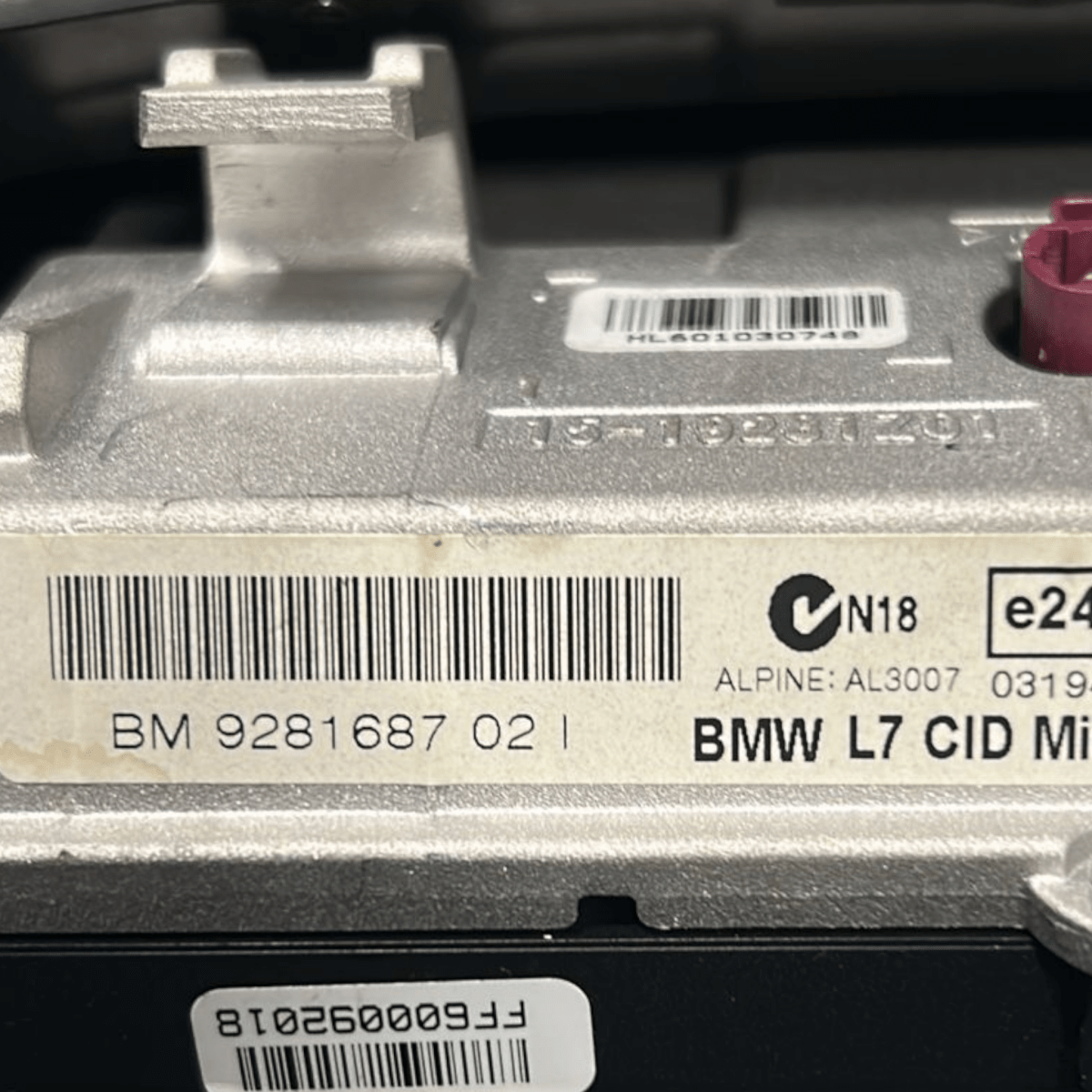 Schermo / display bmw serie 3 f30 cod:928168702 (2012 > 2019) - F&P CRASH SRL - Ricambi Usati