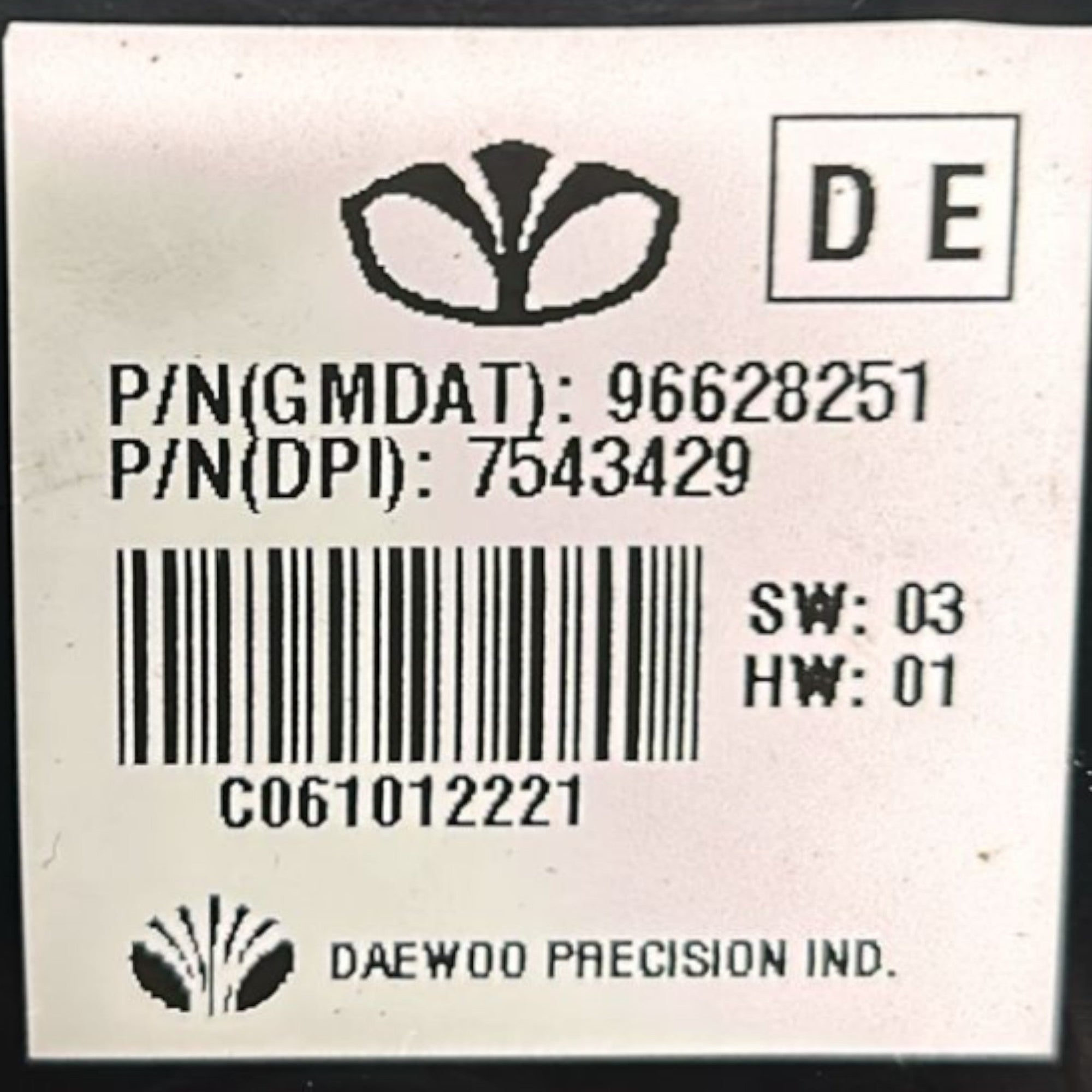 Schermo / Display Chevrolet Captiva cod:7543429 (2006 > 2015) - F&P CRASH SRLS - Ricambi Usati