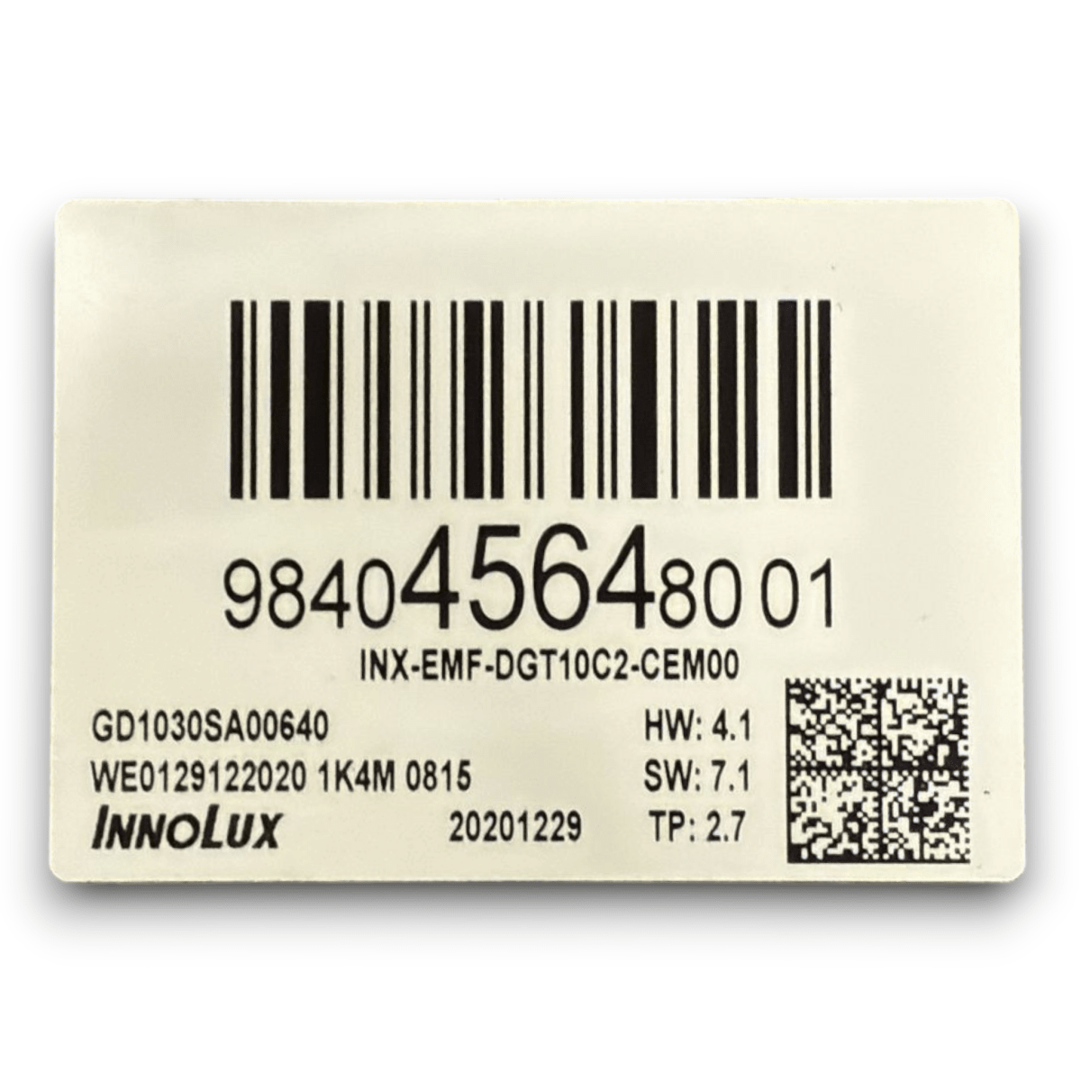 Schermo / display Citroen C4 E cod . 984045648001 (2020 >) - F&P CRASH SRL - Ricambi Usati