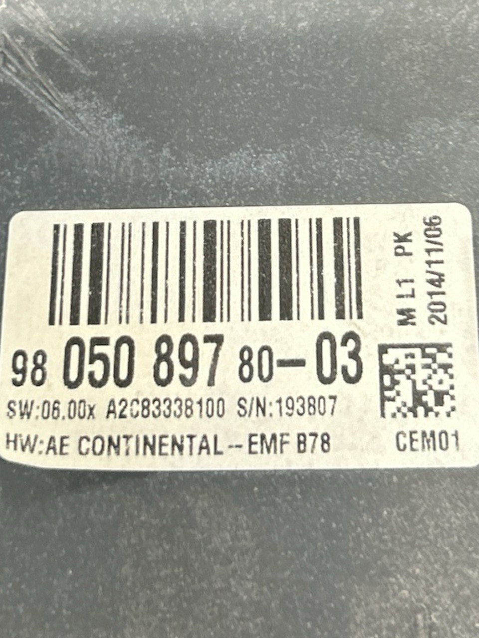 Schermo / Display Citroen C4 Picasso II 1.6 Diesel (2013 > 2022) cod.9805089780 - F&P CRASH SRLS - Ricambi Usati