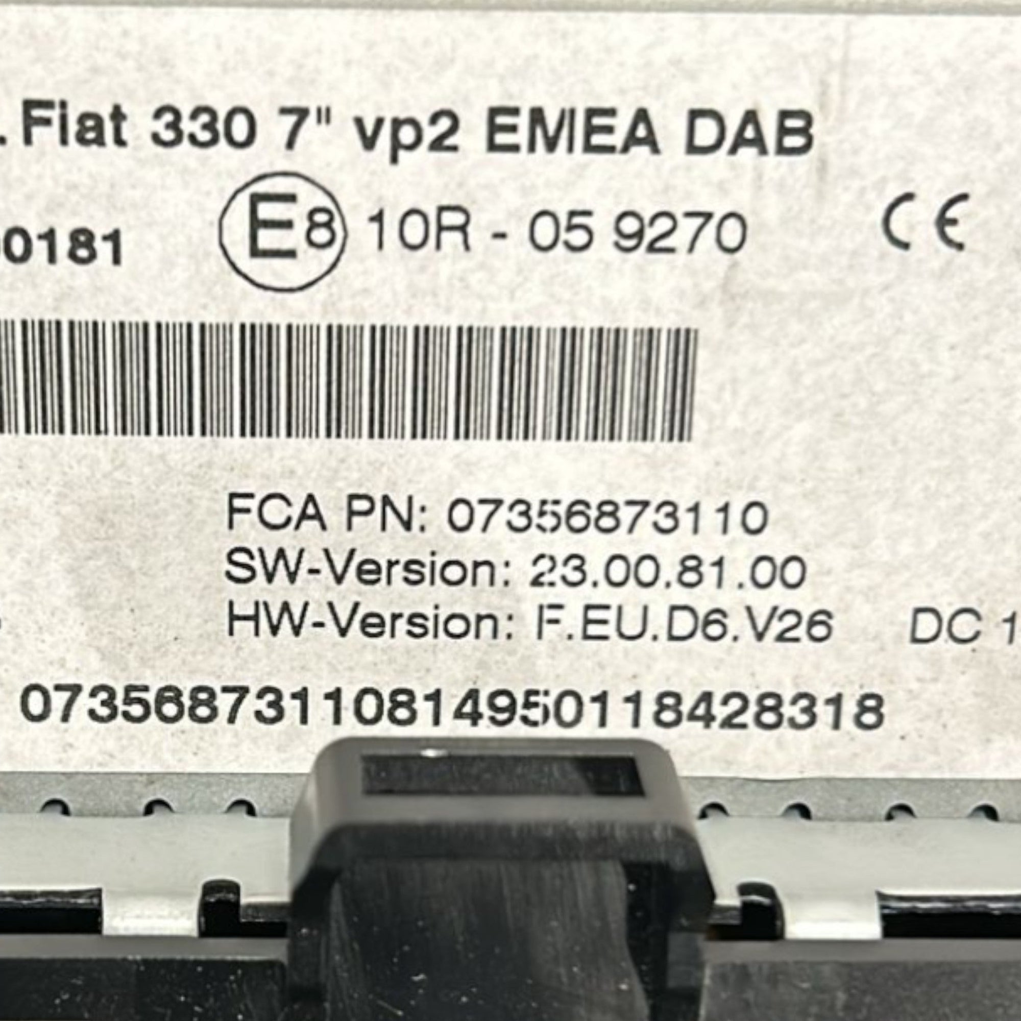 Schermo / Display Fiat 500L cod:07356873110 (2012 > 2022) - F&P CRASH SRLS - Ricambi Usati