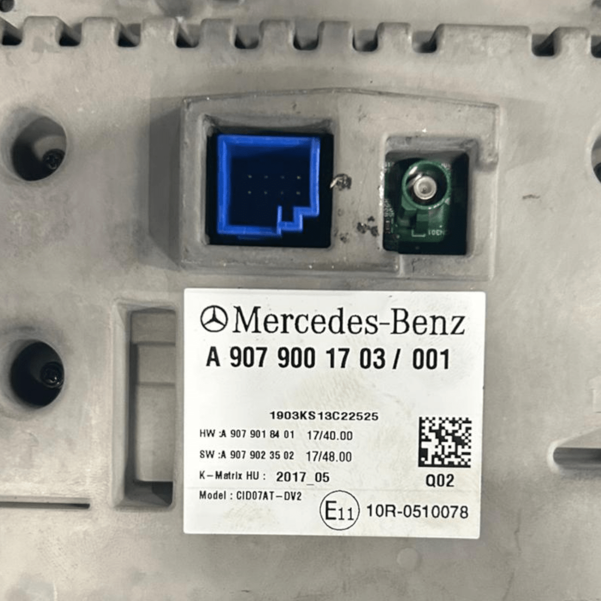 Schermo / display mercedes benz sprinter w910 cod:A9079001703 (2018 >) - F&P CRASH SRLS - Ricambi Usati