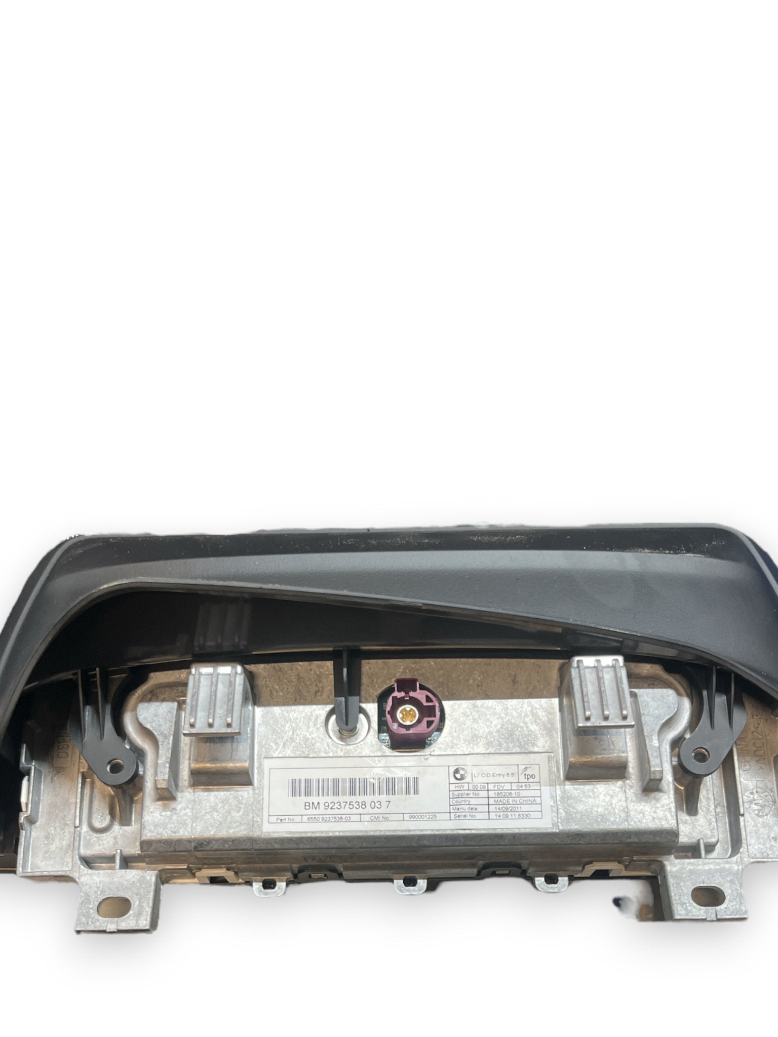 Schermo Display Multifunzione Autoradio Navigatore BMW Serie 1 ( F20 - 2011 ) cod : 9237538037 - F&P CRASH SRLS - Ricambi Usati