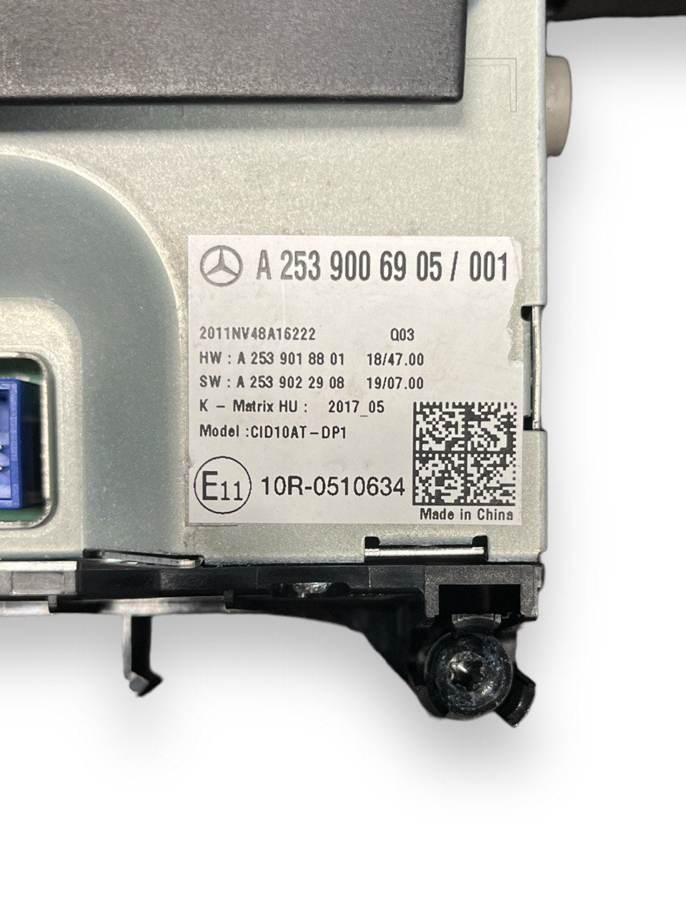 Screen / Multifunction Display Mercedes - Benz Glc X253 (2015 to 2022) code: A2539006905 - F&P CRASH SRLS - Used Parts