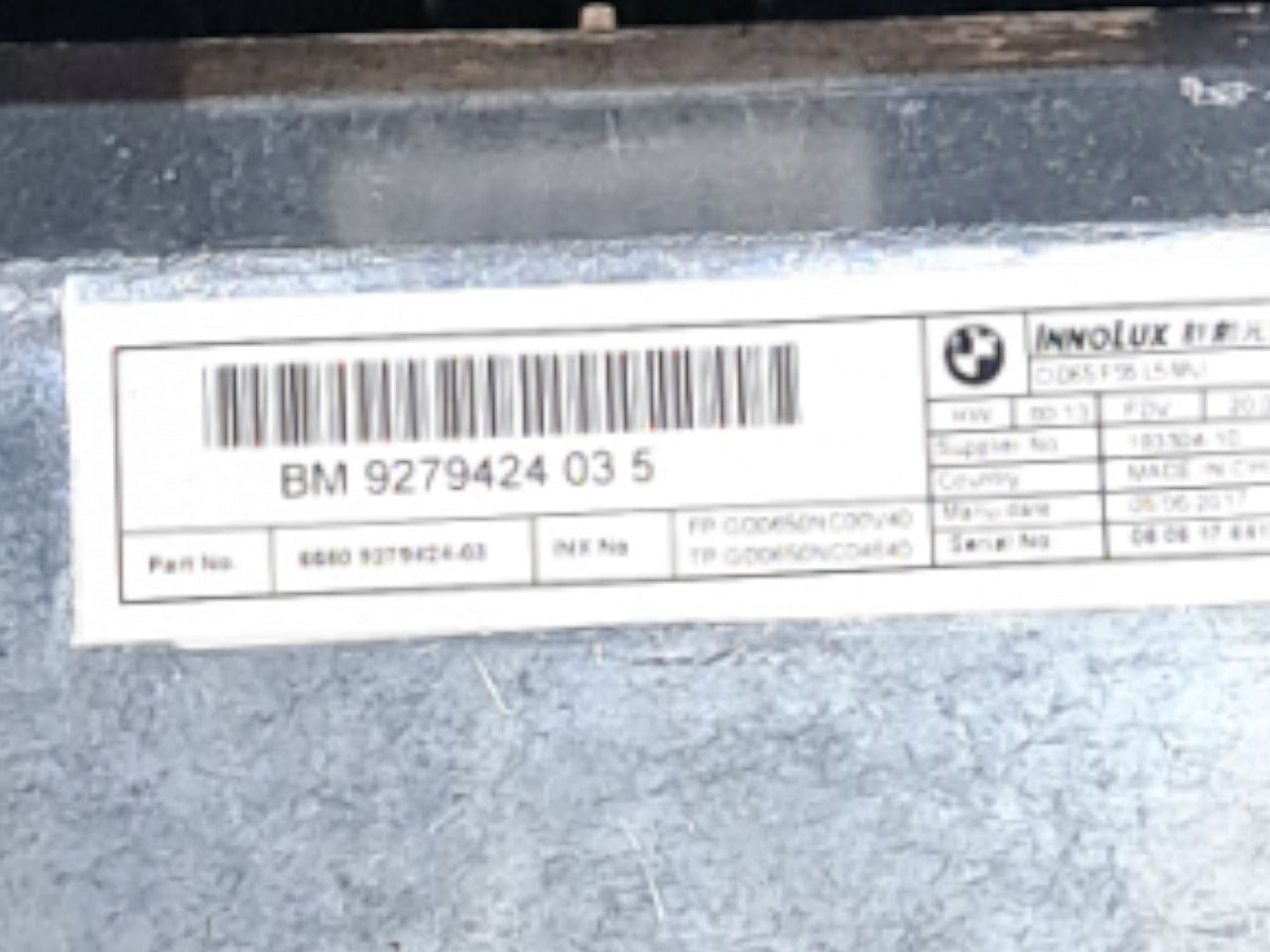 Schermo / Display Multifunzione Mini Clubman ( f54 - 2018 ) COD:9279424 - F&P CRASH SRLS - Ricambi Usati