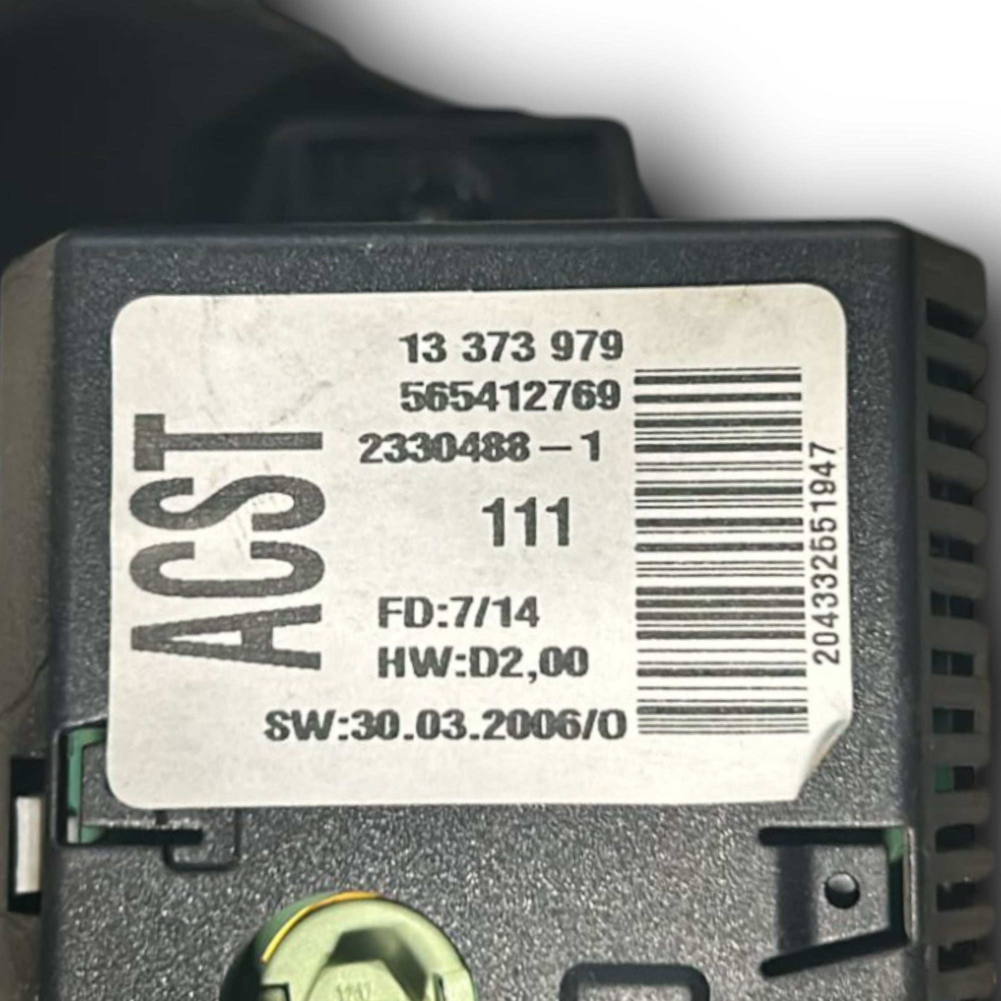 Schermo / Display Opel Corsa D cod.13295003 (2006 > 2014) cod.565412769 cod.460029937 Quadro Strumenti / Orologio - F&P CRASH SRLS - Ricambi Usati