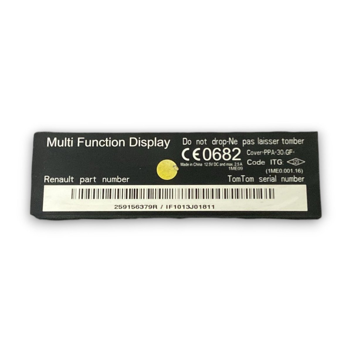 Schermo / display renault captur II cod . 259156379r (2019 >) - F&P CRASH SRL - Ricambi Usati