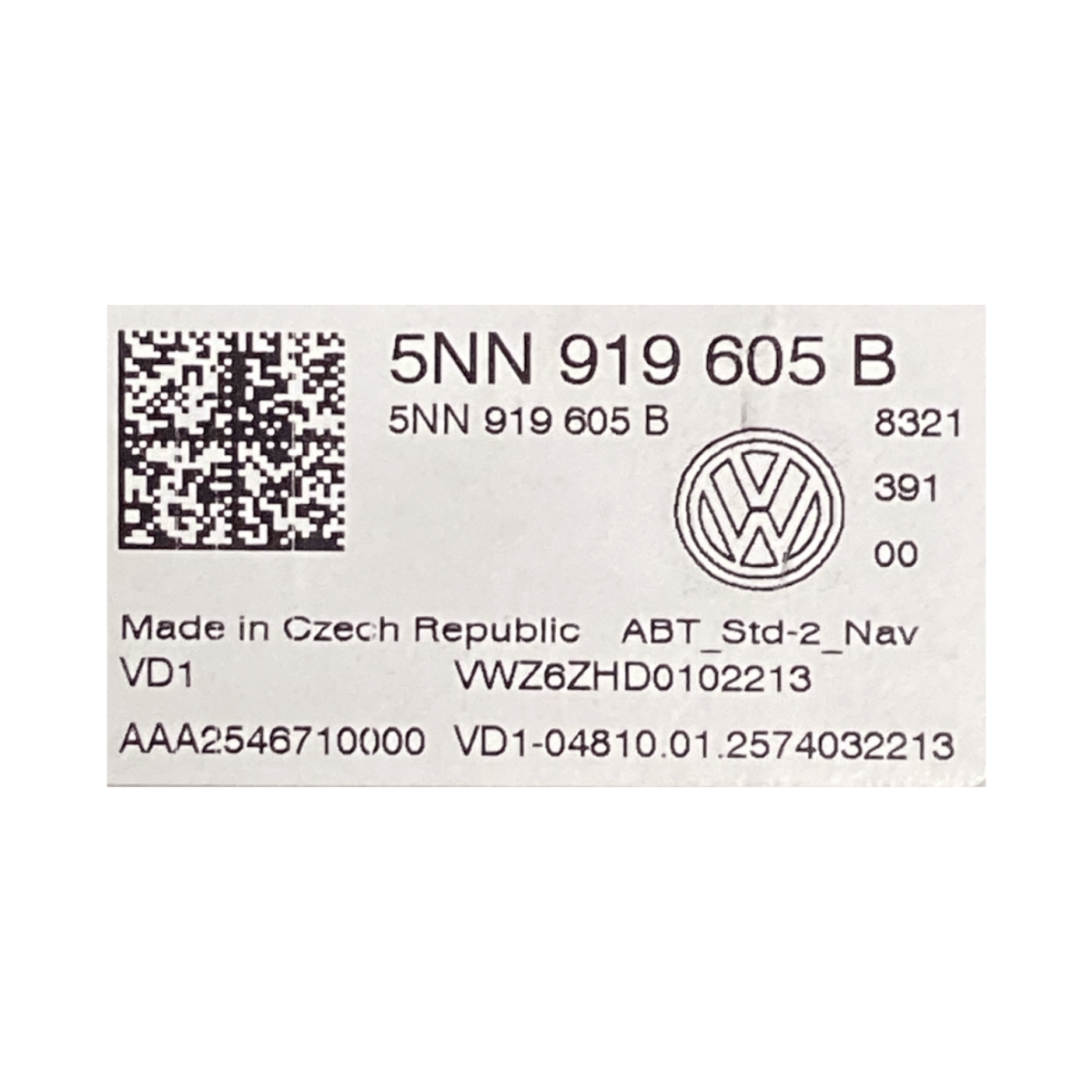 Schermo / display volkswagen taigo cod:5nn919605b (2020 - ) - F&P CRASH SRLS - Ricambi Usati
