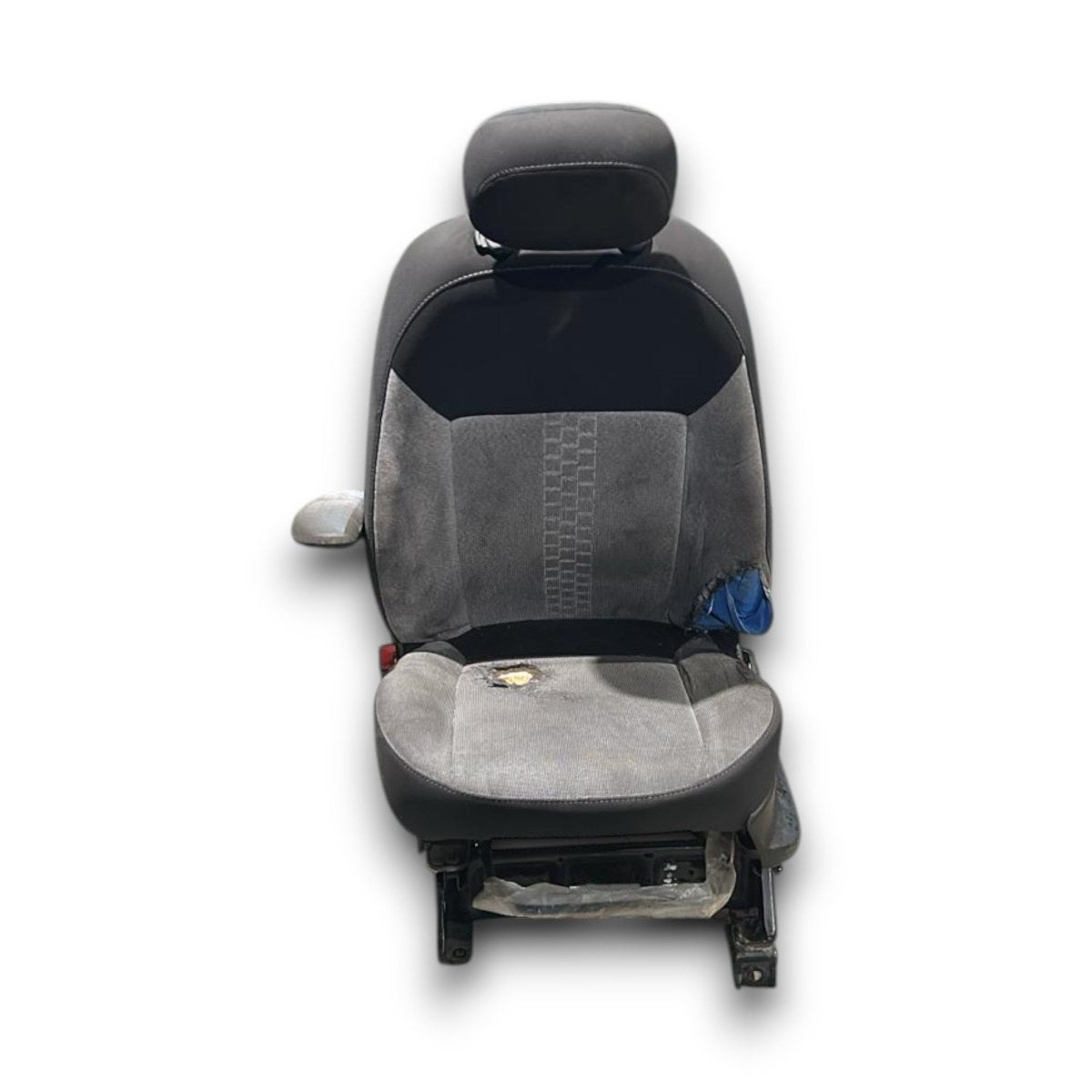Sedile anteriore conducente Fiat Fiorino (2016 > ) guidatore in stoffa nero e grigio - F&P CRASH SRL - Ricambi Usati