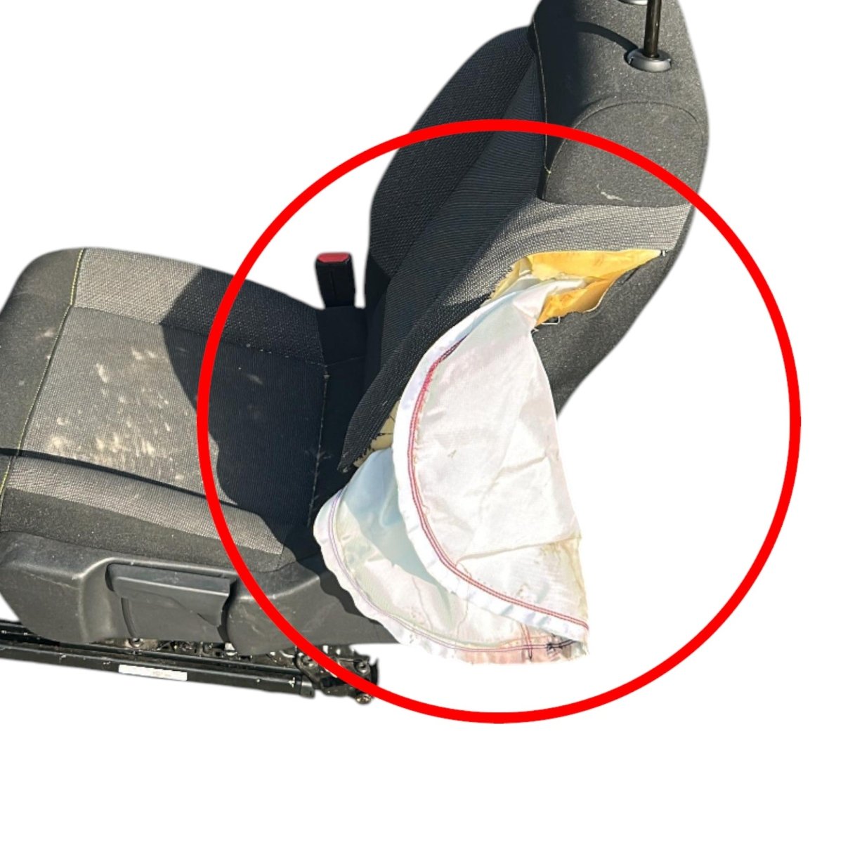 Sedile anteriore guidatore Citroen C3 III (2016 > 2023) in stoffa nero e grigio - F&P CRASH SRLS - Ricambi Usati