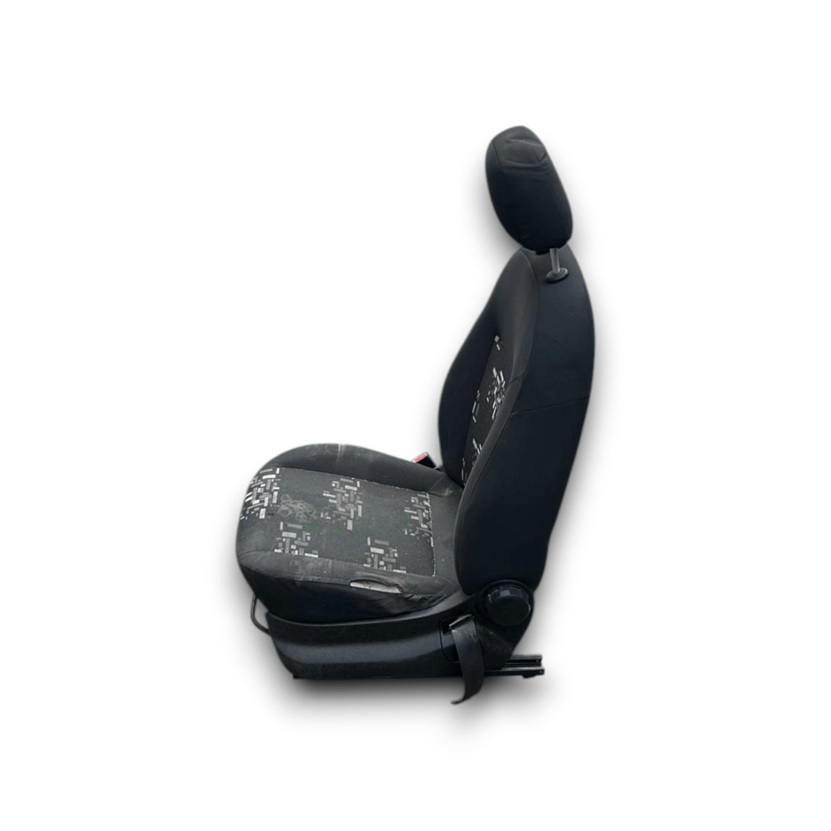 Sedile anteriore guidatore Fiat Doblo II (2009 > 2022) in stoffa neri e grigi - F&P CRASH SRL - Ricambi Usati