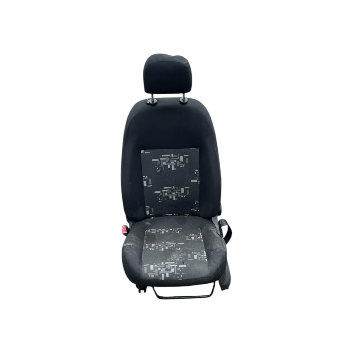 Sedile anteriore guidatore Fiat Doblo II (2009 > 2022) in stoffa neri e grigi - F&P CRASH SRL - Ricambi Usati