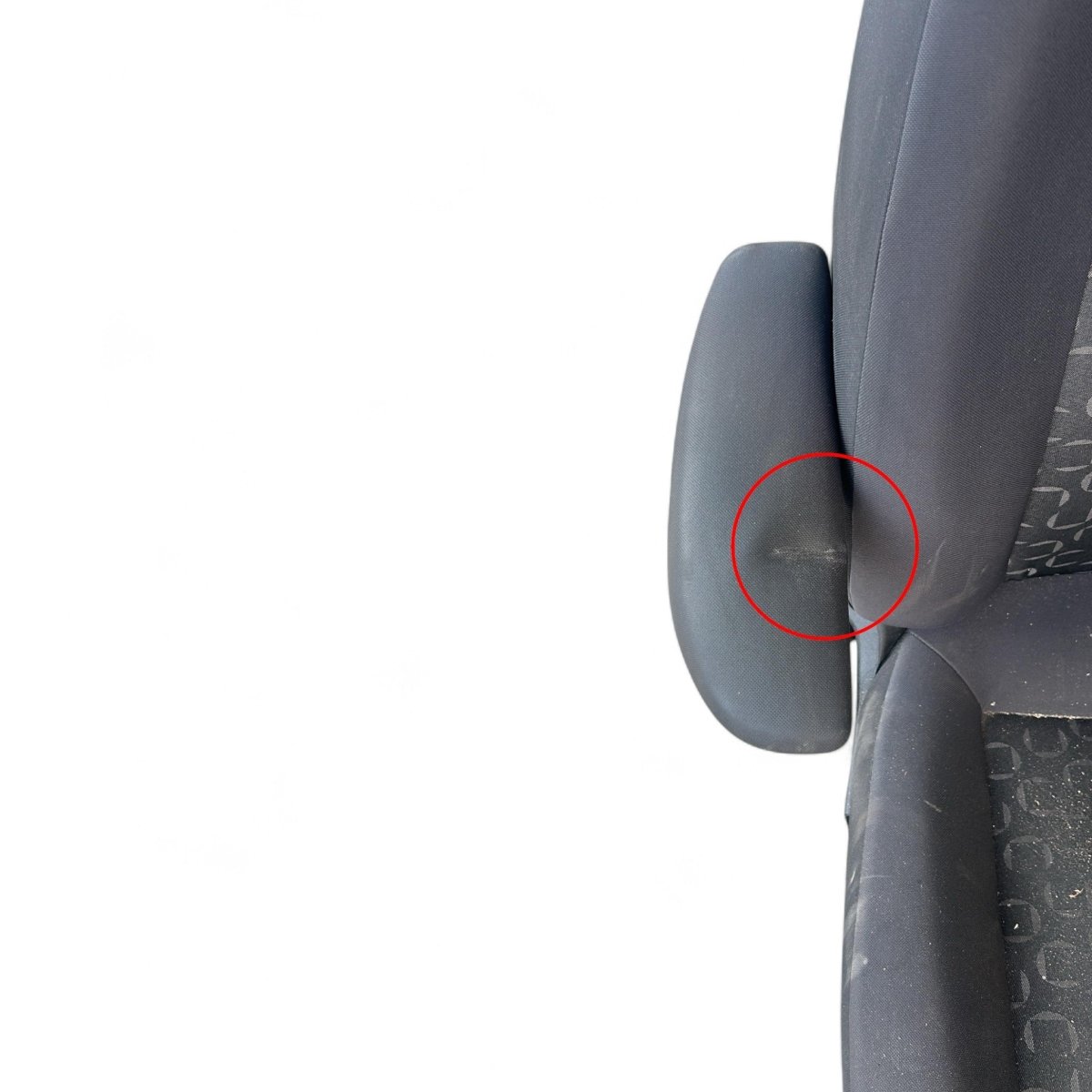 Sedile anteriore guidatore Fiat Doblo II (2009 > 2022) in stoffa nero e grigio - F&P CRASH SRLS - Ricambi Usati