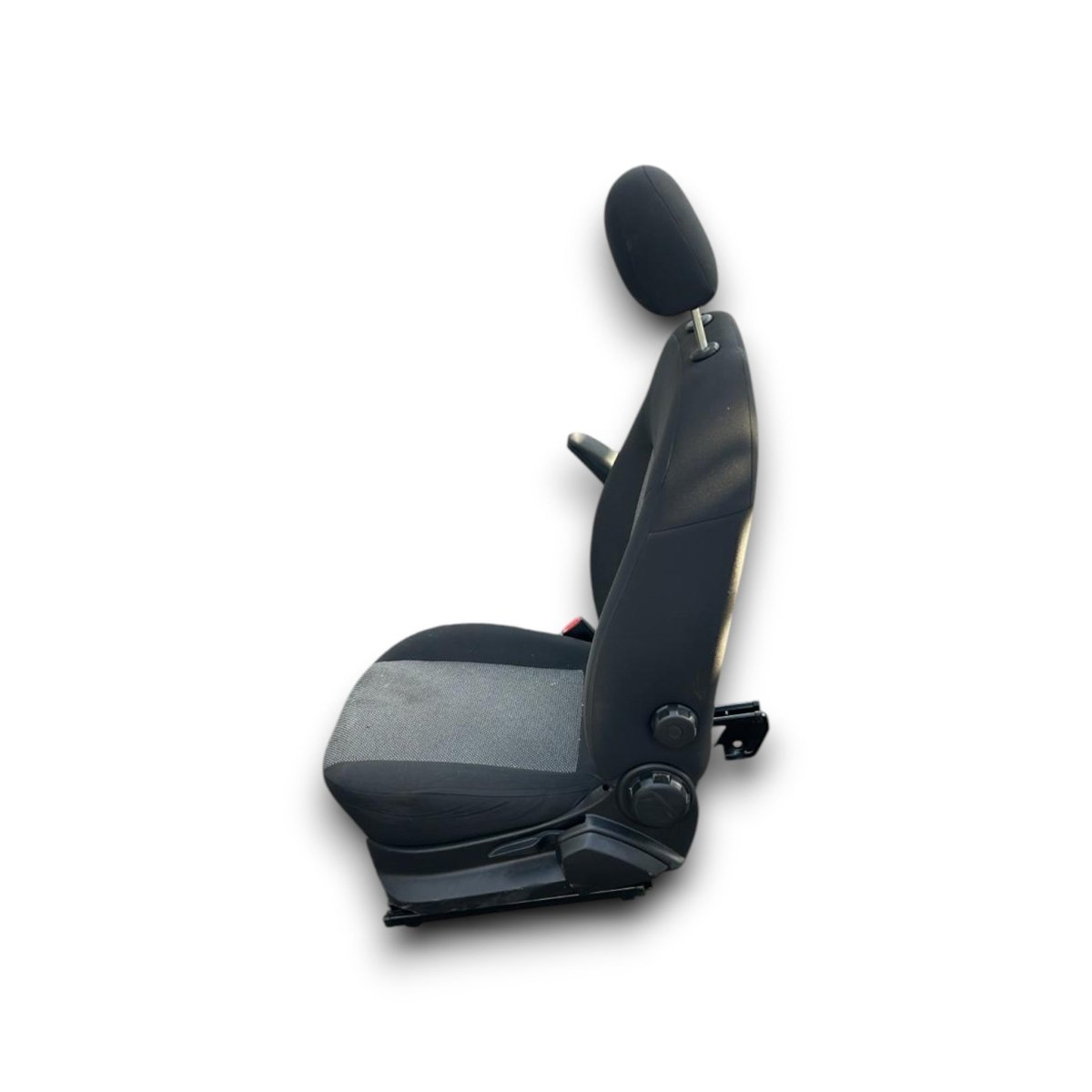 Sedile anteriore guidatore in stoffa Fiat Doblo II (2009 > 2022) conducente / nero e grigio chiaro - F&P CRASH SRLS - Ricambi Usati