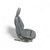Sedile anteriore guidatore Mercedes Benz Sprinter (W910) (2018 > ) in stoffa nero - F&P CRASH SRLS - Ricambi Usati