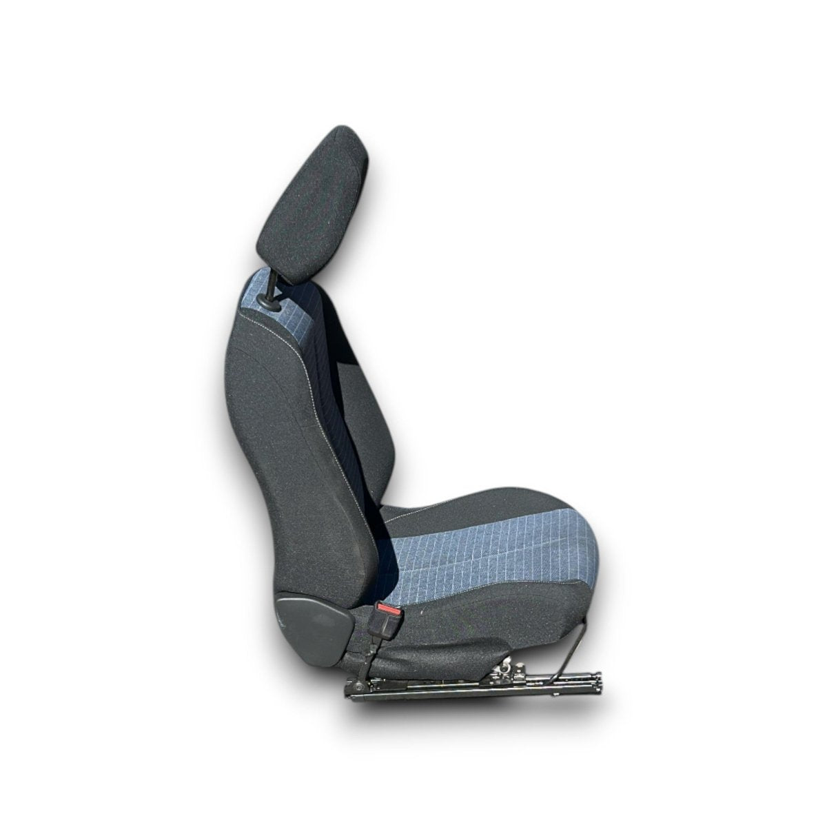 Sedile anteriore guidatore Opel Corsa F (2019 > ) in stoffa nero e azzurro - F&P CRASH SRLS - Ricambi Usati