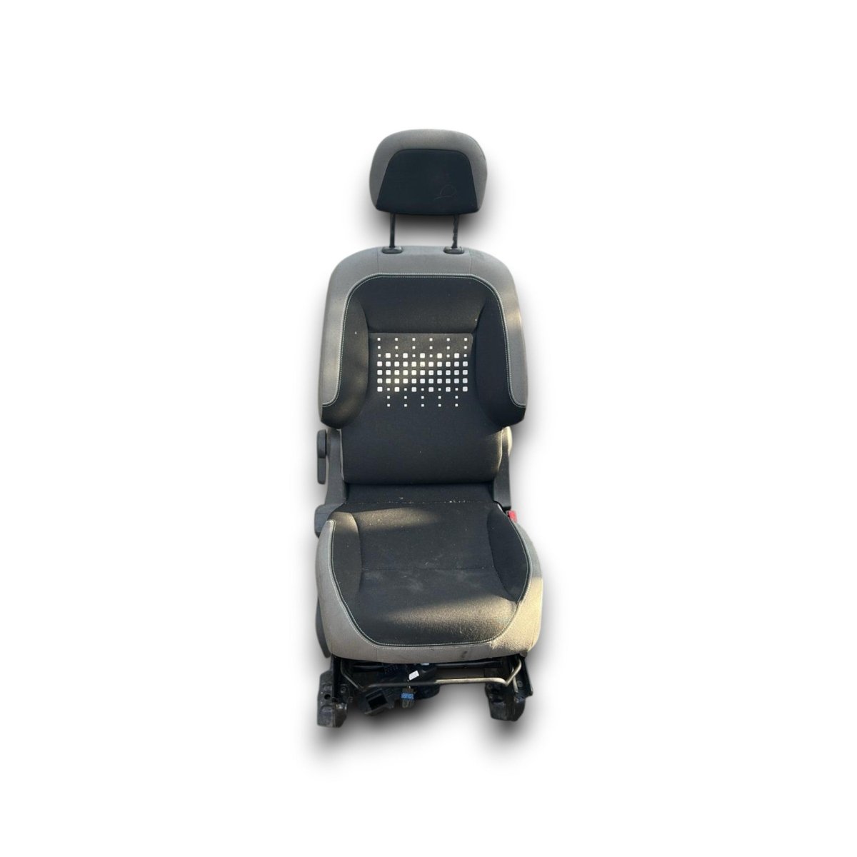 Sedile anteriore passeggero in stoffa Citroen Berlingo (2008 &gt; 2018) grigio chiaro e nero - F&amp;P CRASH SRLS - Ricambi Usati