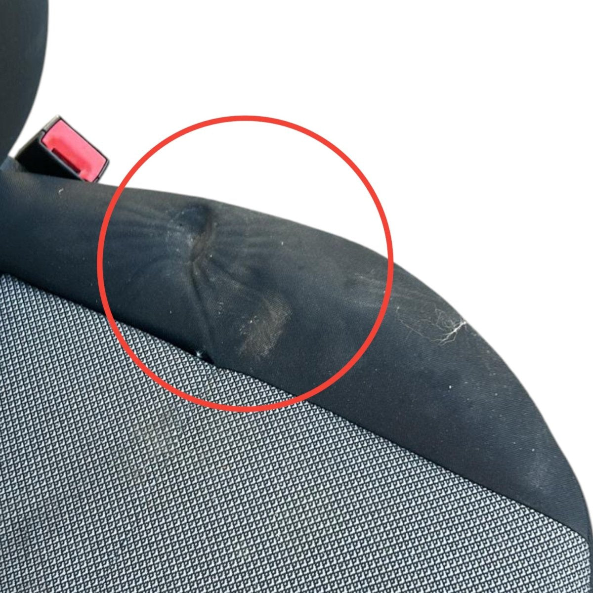 Sedile anteriore passeggero in stoffa Fiat Doblo II (2009 > 2022) nero e grigio chiaro - F&P CRASH SRLS - Ricambi Usati