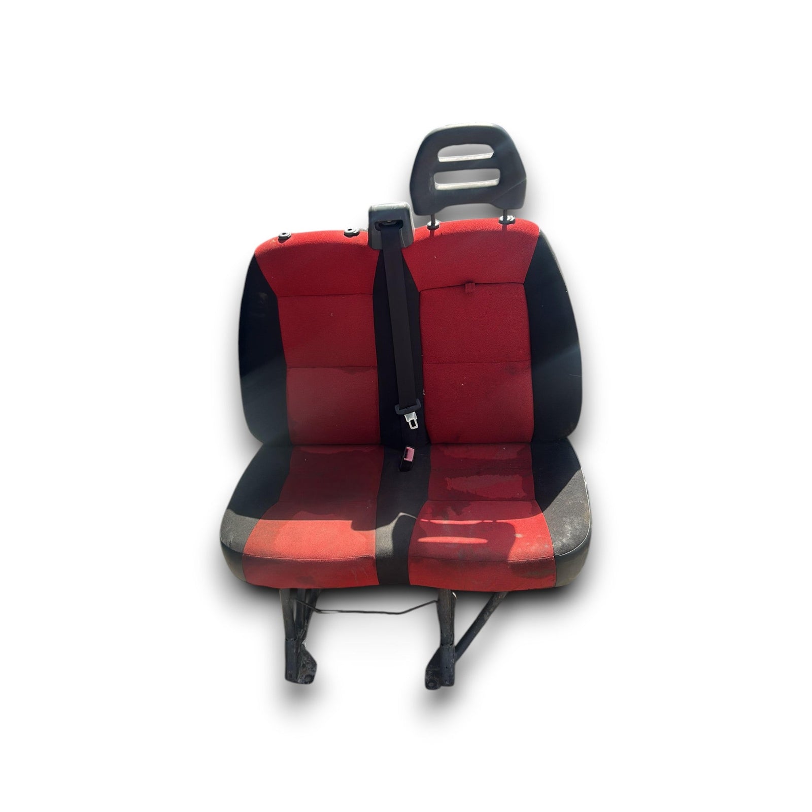 Seduta / Sedili Anteriori passeggero In Stoffa Rossa Fiat Ducato II (1994 > 2006) - F&P CRASH SRLS - Ricambi Usati