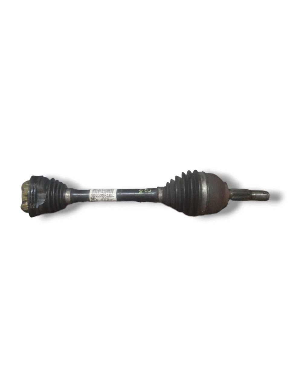 Semiasse / Albero Motore / Trasmissione anteriore destro (dx) Peugeot 508 2.0 Diesel (2014) Cambio Manuale 6 Marce cod: 9805086480 - F&P CRASH SRLS - Ricambi Usati