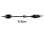 Semiasse/ Albero motore / trasmissione anteriore destro (dx) Toyota Yaris 1.4 diesel (2005 - 2011) cod.434100D180D - F&P CRASH SRLS - Ricambi Usati