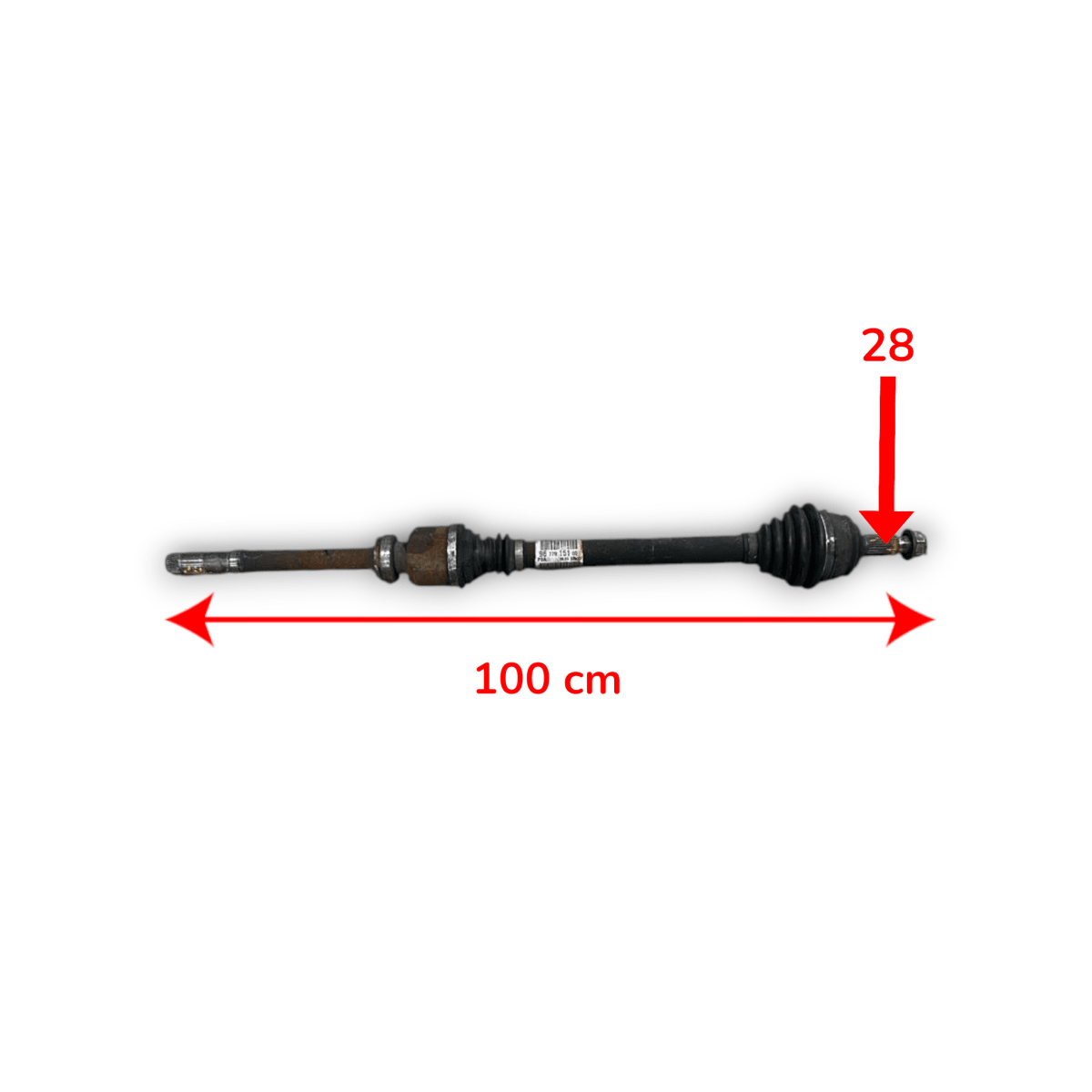 Semiasse anteriore destro Citroen C4 Picasso 9677916180 1.6 diesel (2013 > 2022) - F&P CRASH SRL - Ricambi Usati