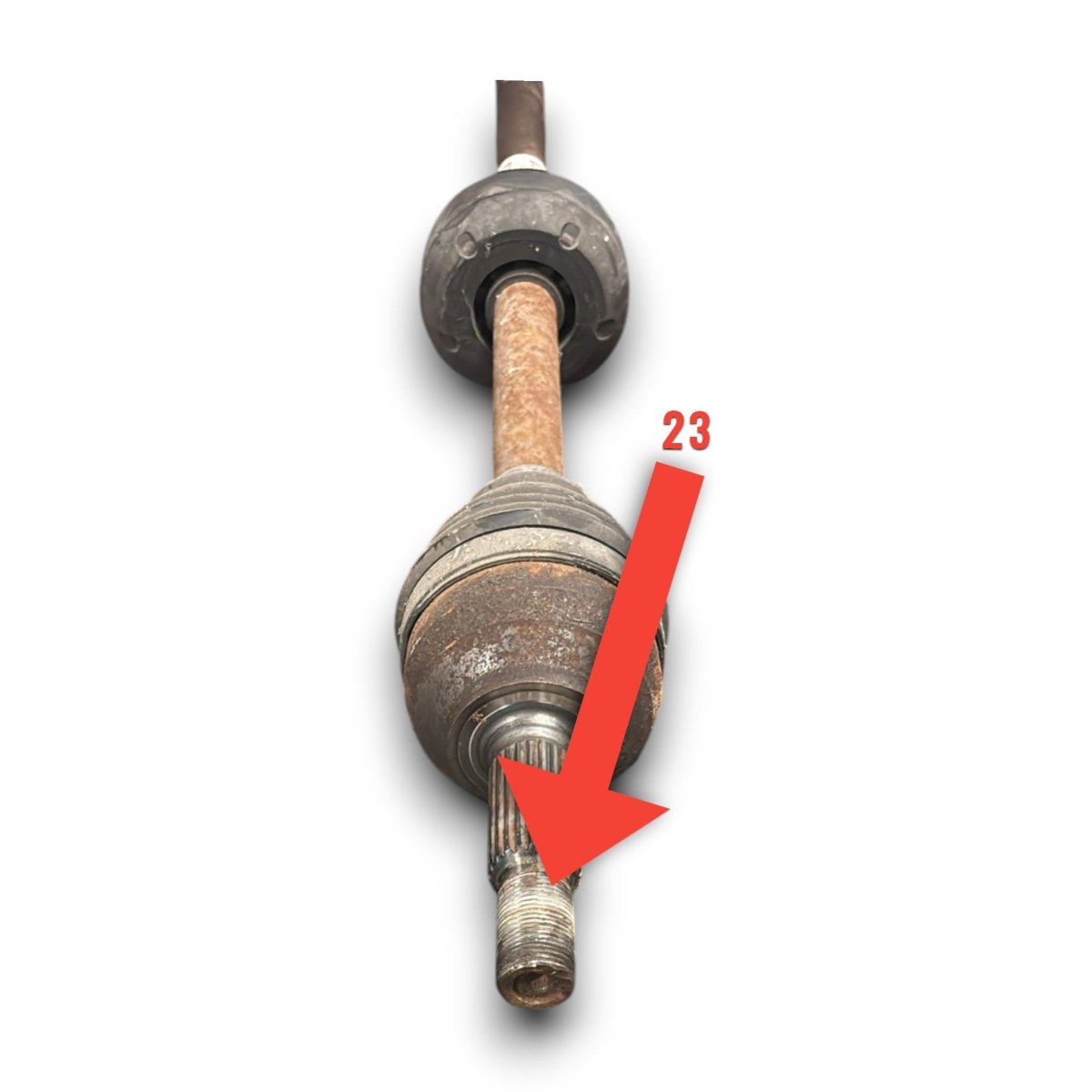 Semiasse anteriore destro Dacia Sandero II cod . 391009206r 1.0 benzina (2012 > 2021) - F&P CRASH SRL - Ricambi Usati