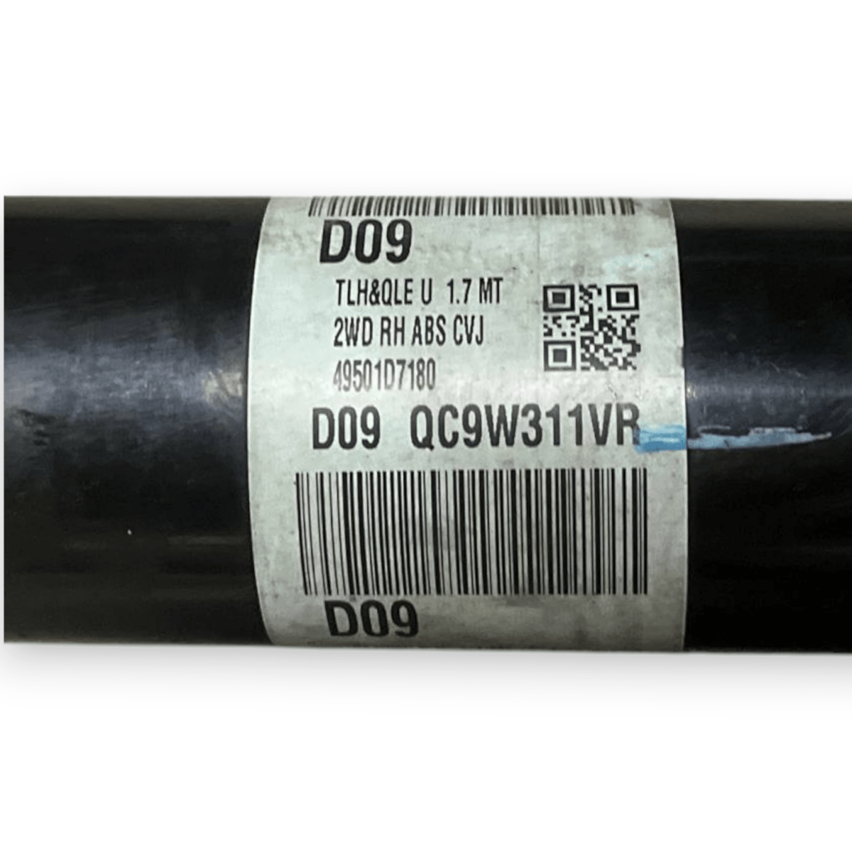 Right front axle (dx) Kia Sportage IV QL 1.7 Diesel (2016 to 2021) code: 49501D7180 - F&P CRASH SRL - Used Parts