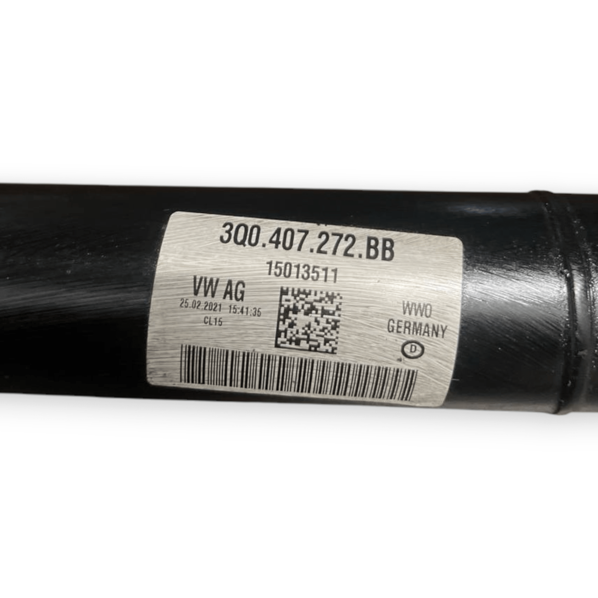 Semiasse anteriore destro (dx) Volkswagen Tiguan AD1 2.0 Diesel (2016 al 2024) cod: 3Q0407272BB - F&P CRASH SRLS - Ricambi Usati