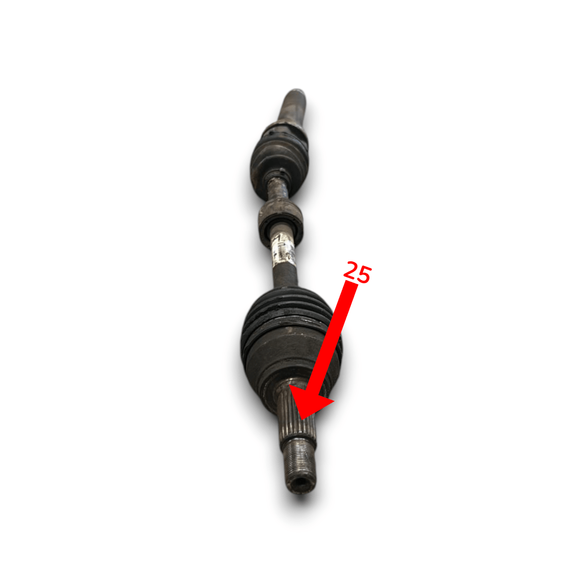 Semiasse anteriore destro Ford Fiesta VI 8v51 - 3b436 - ae 1.4 diesel (2008 > 2017) - F&P CRASH SRL - Ricambi Usati