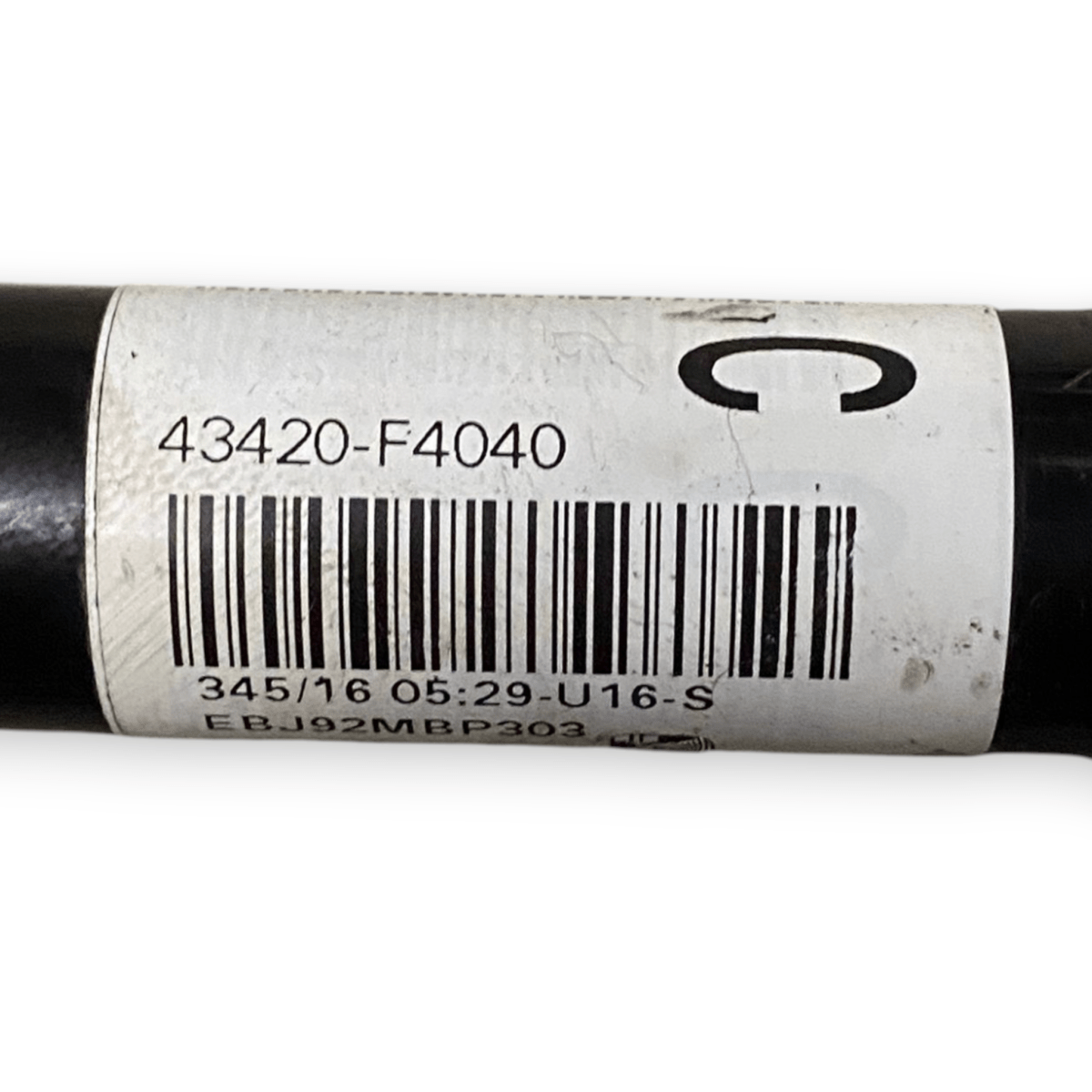 left front axle (sx) toyota c - hr petrol - hybrid code:43420 - f4050 (2016 - ) - F&P CRASH SRLS - Used Parts