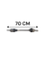 Semiasse Anteriore Sinistro Alfa Romeo Mito 1.4 Benzina Cod: 51947026 (2008 - 2018) Cambio Manuale/ Albero Motore / Trasmissione - F&P CRASH SRLS - Ricambi Usati
