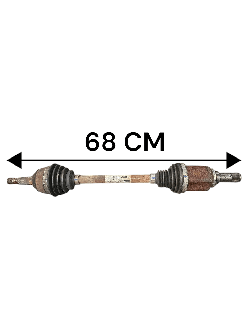 Semiasse Anteriore Sinistro Dacia Sandero II 1.5 Diesel Cod:391016613R (2012 - 2020) Cambio Manuale - F&P CRASH SRLS - Ricambi Usati