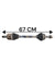 Semiasse Anteriore Sinistro DR 5 2.0 Benzina Cod:T11 - 2203010HA (2007 - 2013) Cambio Manuale - F&P CRASH SRLS - Ricambi Usati