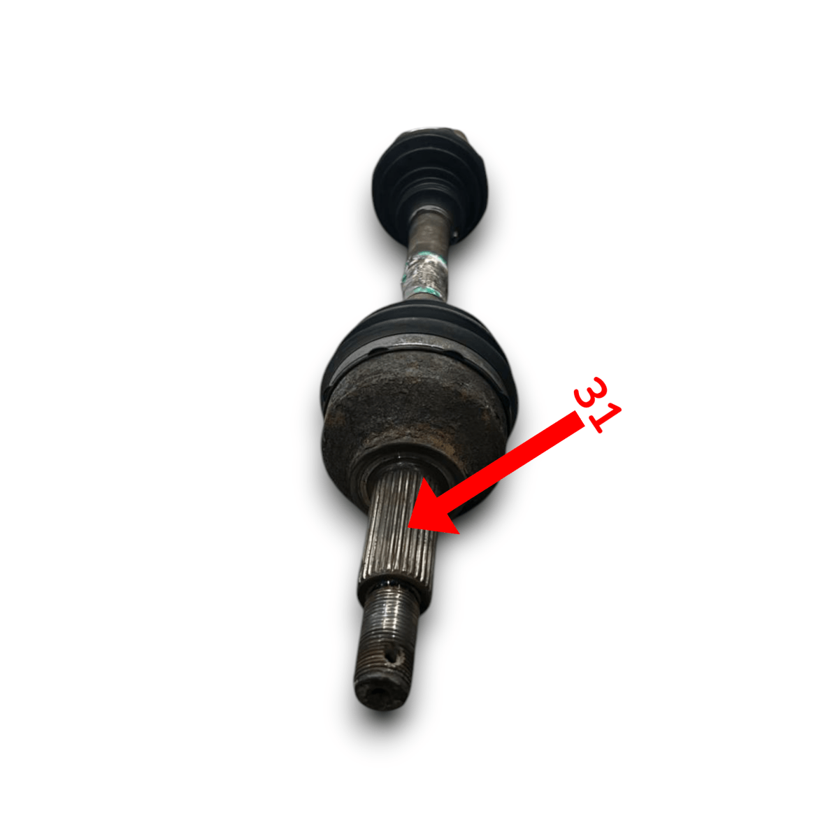 Semiasse anteriore sinistro Ford Transit Custom bk21 - 3b437 - ac 2.0 diesel (2012 > 2022) - F&P CRASH SRL - Ricambi Usati