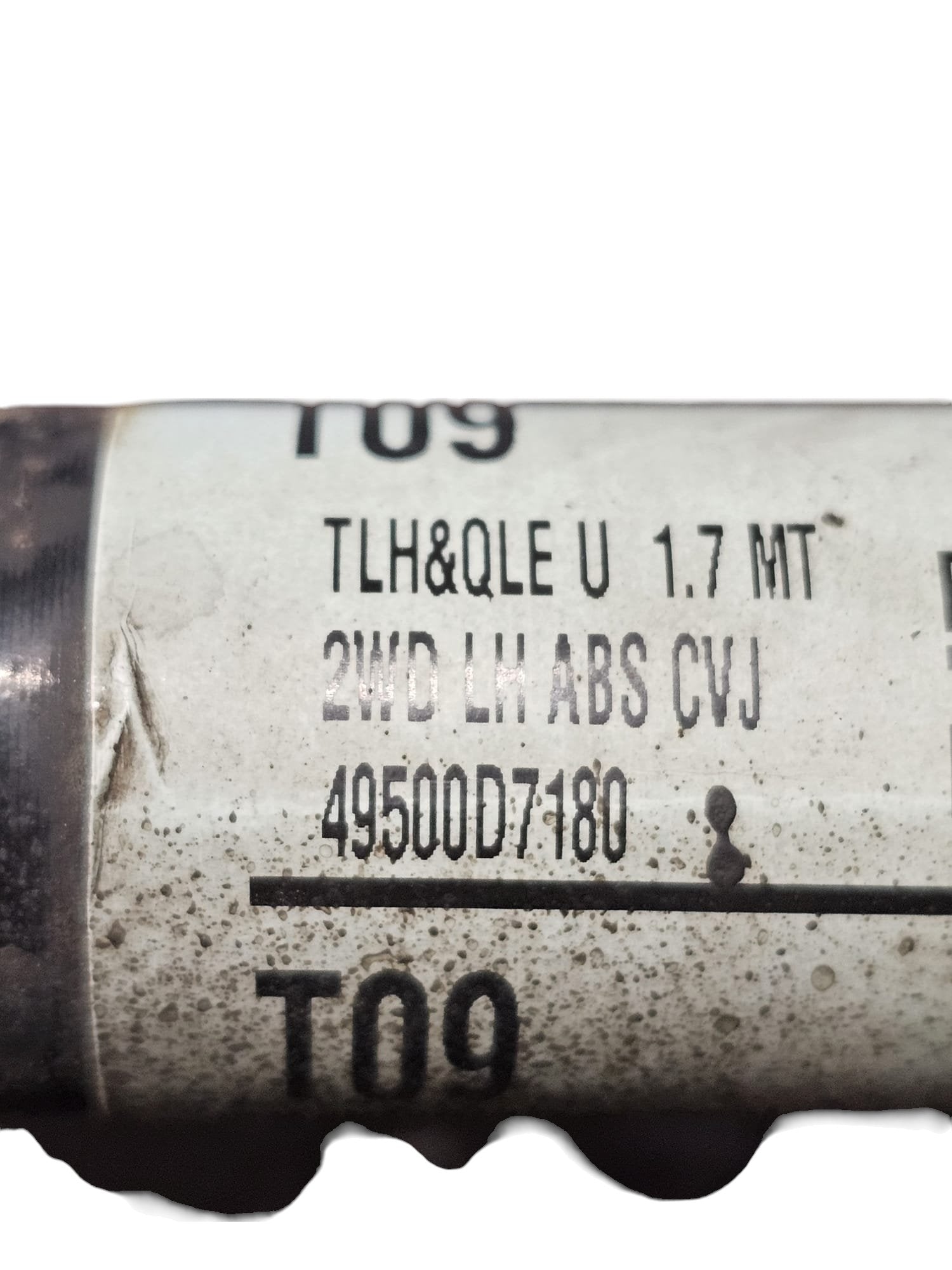 Semiasse anteriore sinistro Kia Sportage 1.7 Diesel (2016 - 2021) Cod:49500D7180 Cambio Manuale / Albero Motore / Trasmissione - F&P CRASH SRLS - Ricambi Usati