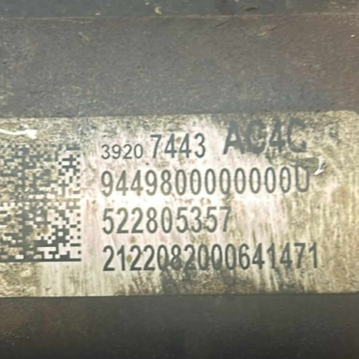 Semiasse Anteriore Sinistro Opel Insignia B cod.522805357 1.5 Diesel (2017 > 2023) Cambio Automatico / Albero Motore / Trasmissione cod.39207443 - F&P CRASH SRLS - Ricambi Usati